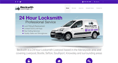 Desktop Screenshot of beckwithlocksmiths.co.uk
